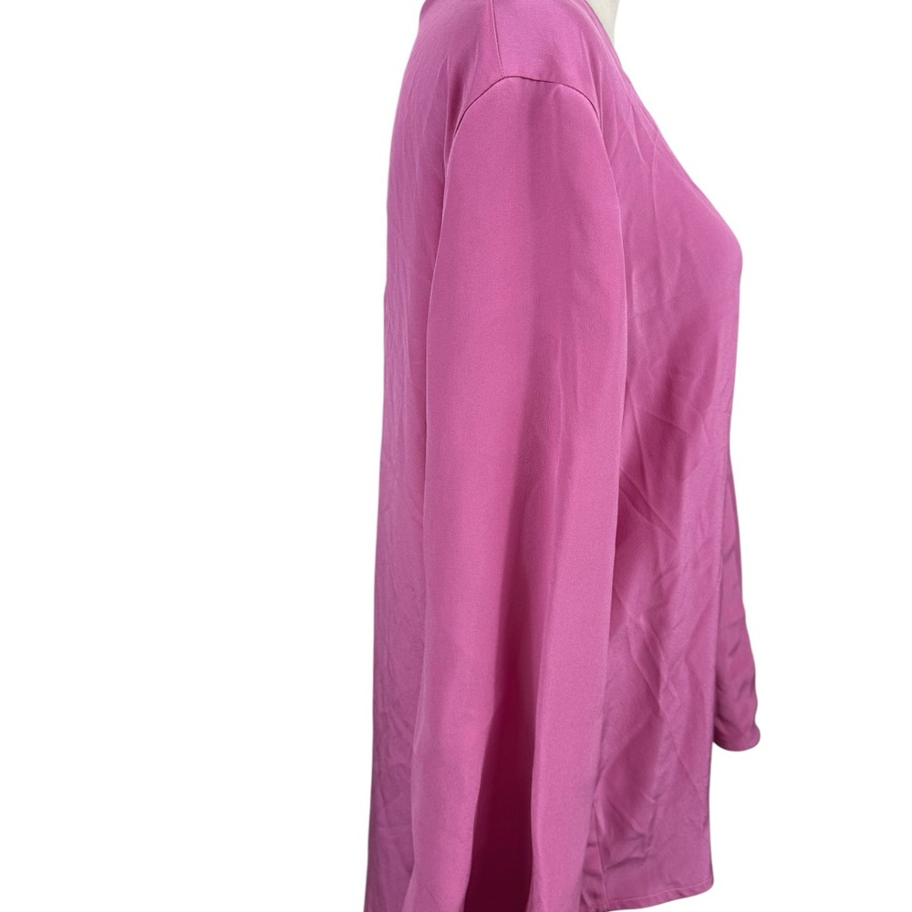 NWT Silvia Tcherassi silk magenta Blouse Size large - Picture 6 of 12